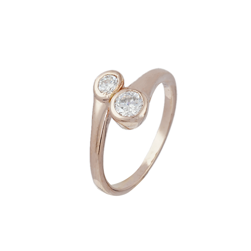 Simple Line Rose Gold Plated Ring